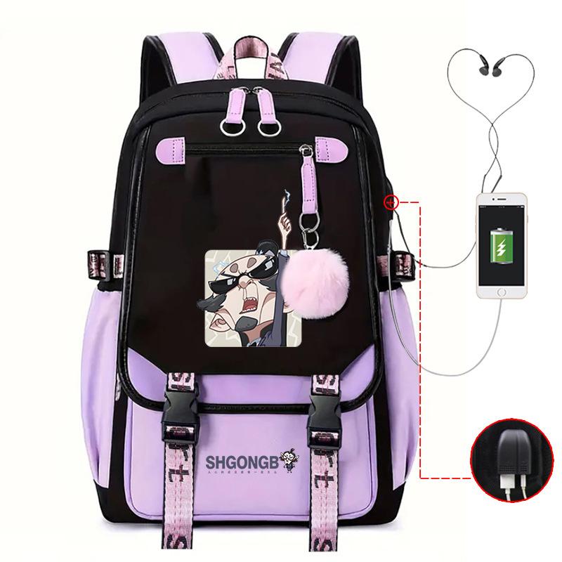 Movie Shengong Leopard Shiji Empress Cartoon School Bag Primary and Secondary School School Bag Large Capacity Campus Versatile Leisure Backpack