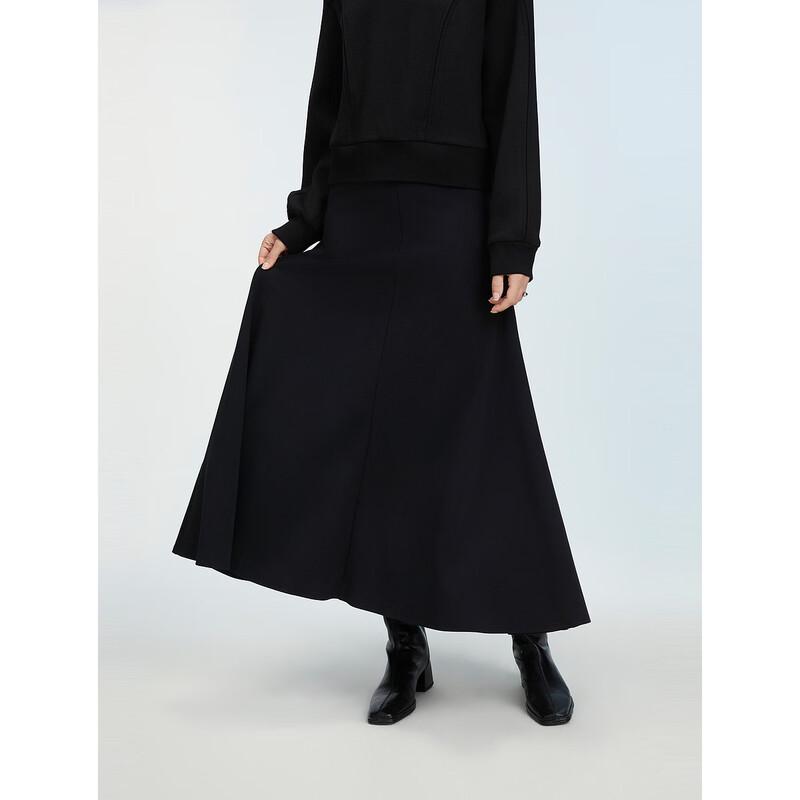 ELLE French Modal Fishtail Midi Skirt XL