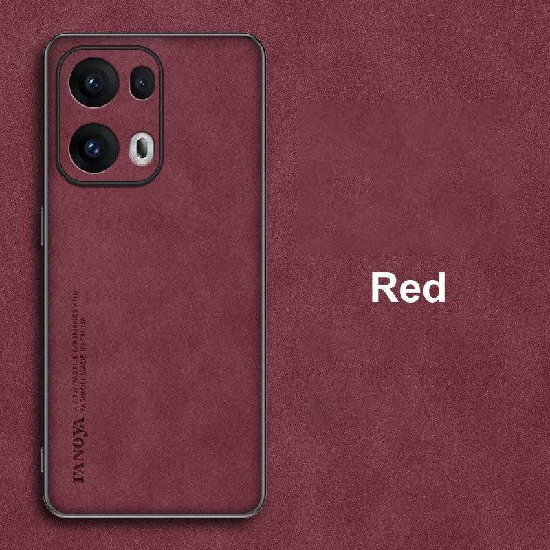 

Для OPPO Reno 13 Pro 5G Чехол Роскошный Чехол для телефона из ПУ кожи Для OPPO Reno13 Pro 13Pro Задняя крышка Силиконовый матовый Полная защита Reno 13 5G красный