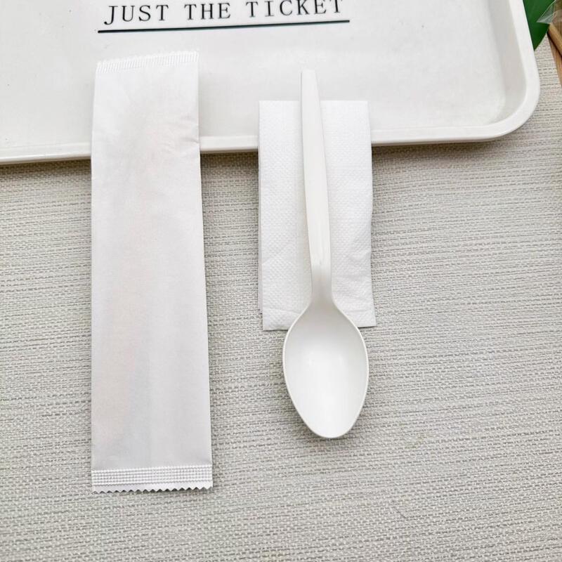 Eco-Friendly Disposable Corn Starch Cutlery Set
