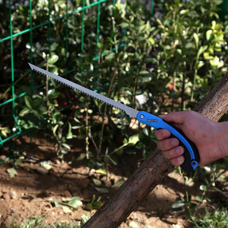 Coping Saw with Plastic Handle for Woodworking and Bamboo Cutting, Small Fine Tooth Hand Saw