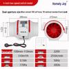 Remote-Controlled Axial Flow Indoor Exhaust Fan with Turbo Ventilation