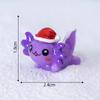 Christmas Resin Micro Landscape Decor Cute Hexagonal Dragon Crystal Snowball Miniature Ornament