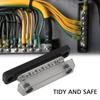 5 Post Power Distribution Block Bus Bar 100A 48V Marine Bus Bar, Automobile Battery Terminals Distribution Block