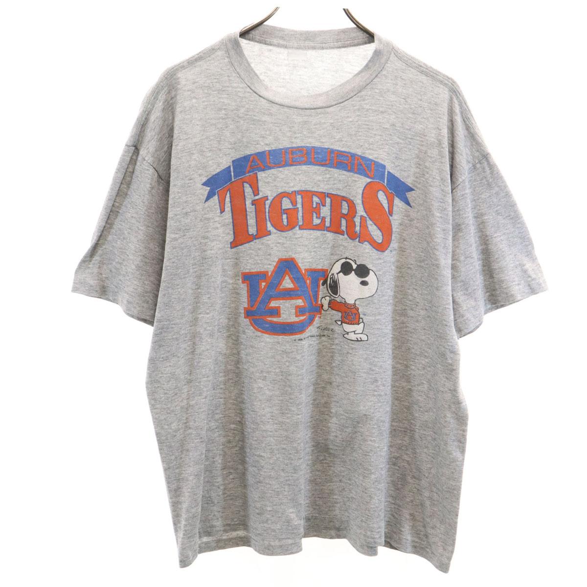 

70s 80s vintage Auburn Tigers Snoopy Short sleeve T-shirt Men s Used