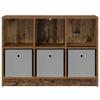 Sideboard with Drawers Reclaimed Wood Look 88.5 x 27.5 x 63.5 cm