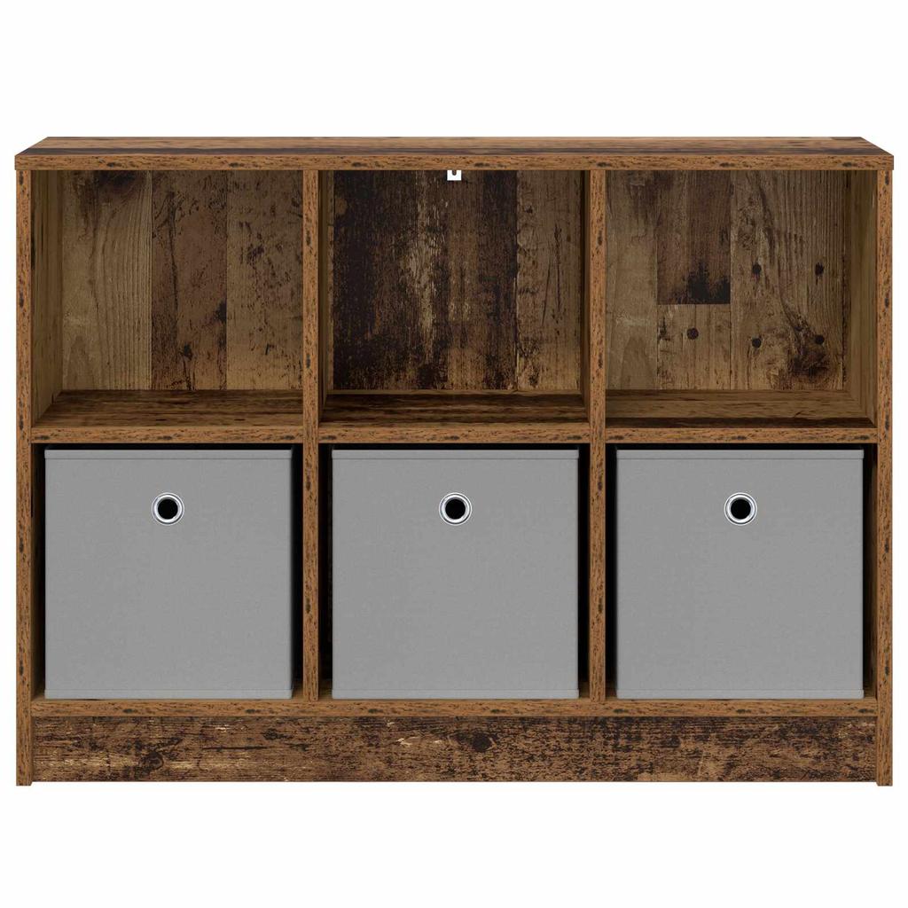 Sideboard with Drawers Reclaimed Wood Look 88.5 x 27.5 x 63.5 cm