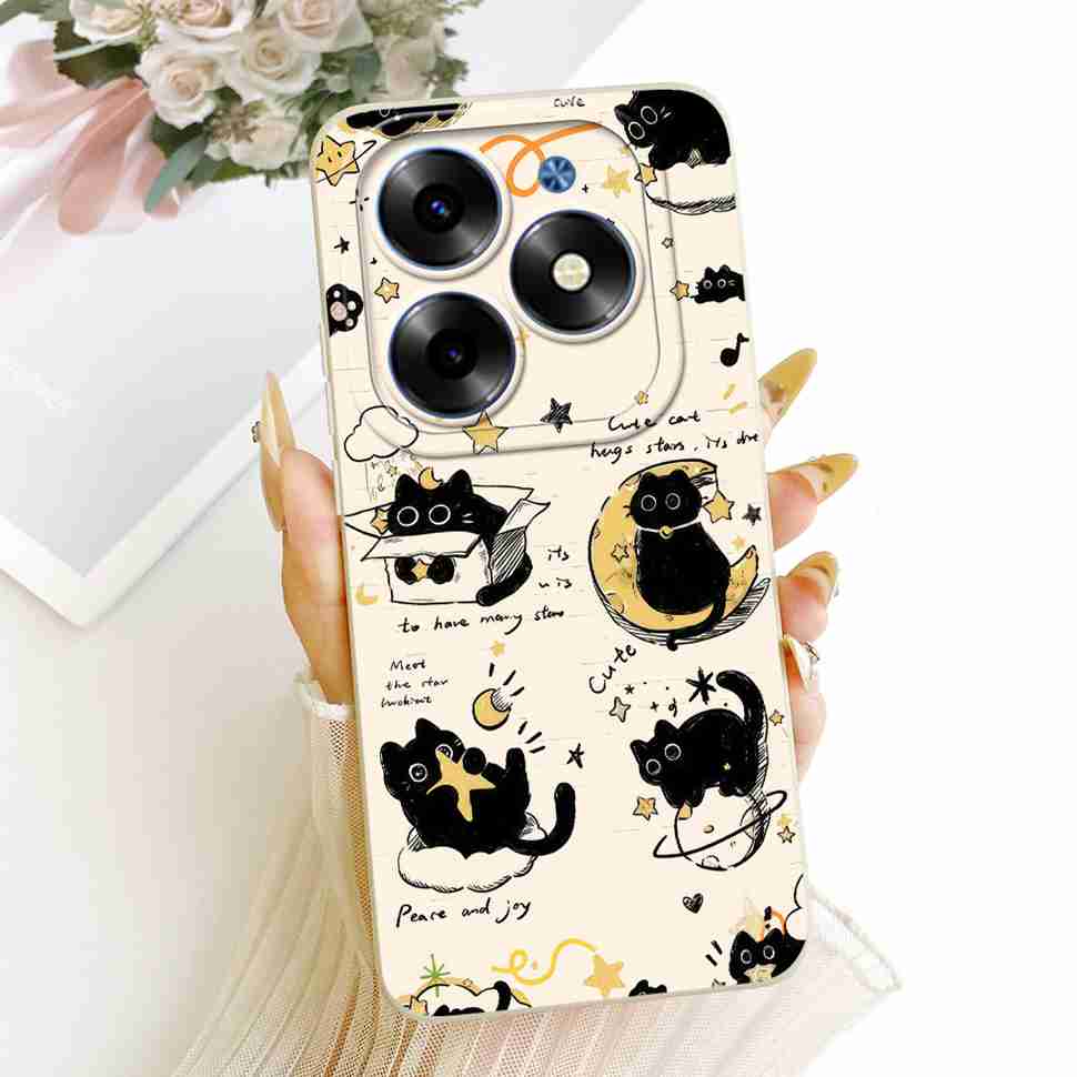 For Itel S23 Plus 4G Case Simple Style Sunset Soft Silicone Back Cover For ITEL S23 Plus 4G Phone Cases Fundas