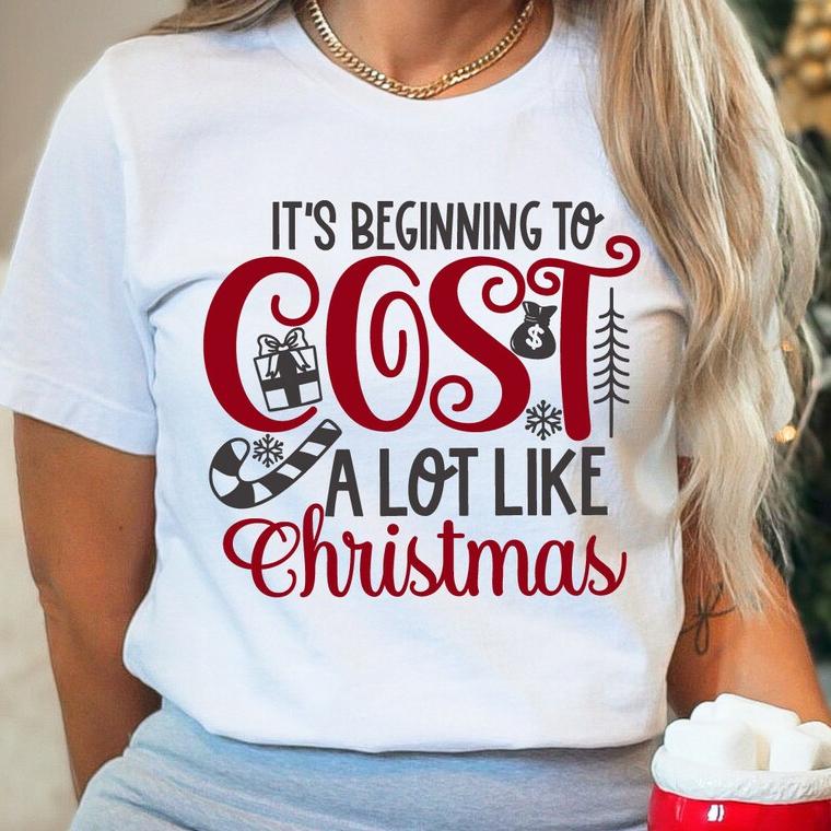 Ladies Merry Christmas Cute Letter Printed Regular Casual Daily Short Sleeve Round Neck Womens Tshirt