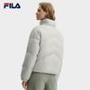 FILA White Fashion Casual Commuter Comfortable Warm Padded Stand Collar Woven Short Down Jacket Women outerwear F11W543913FZA