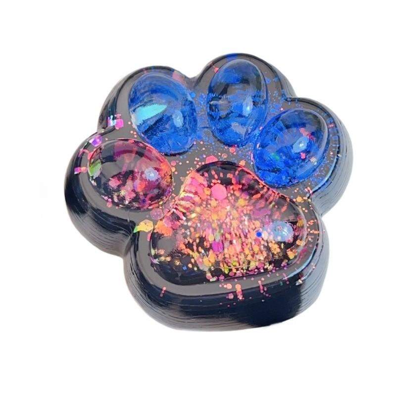 Tpr Dark Cat Claw Stress Relief Toy With Sensory And Handgrip For Kids And Adults