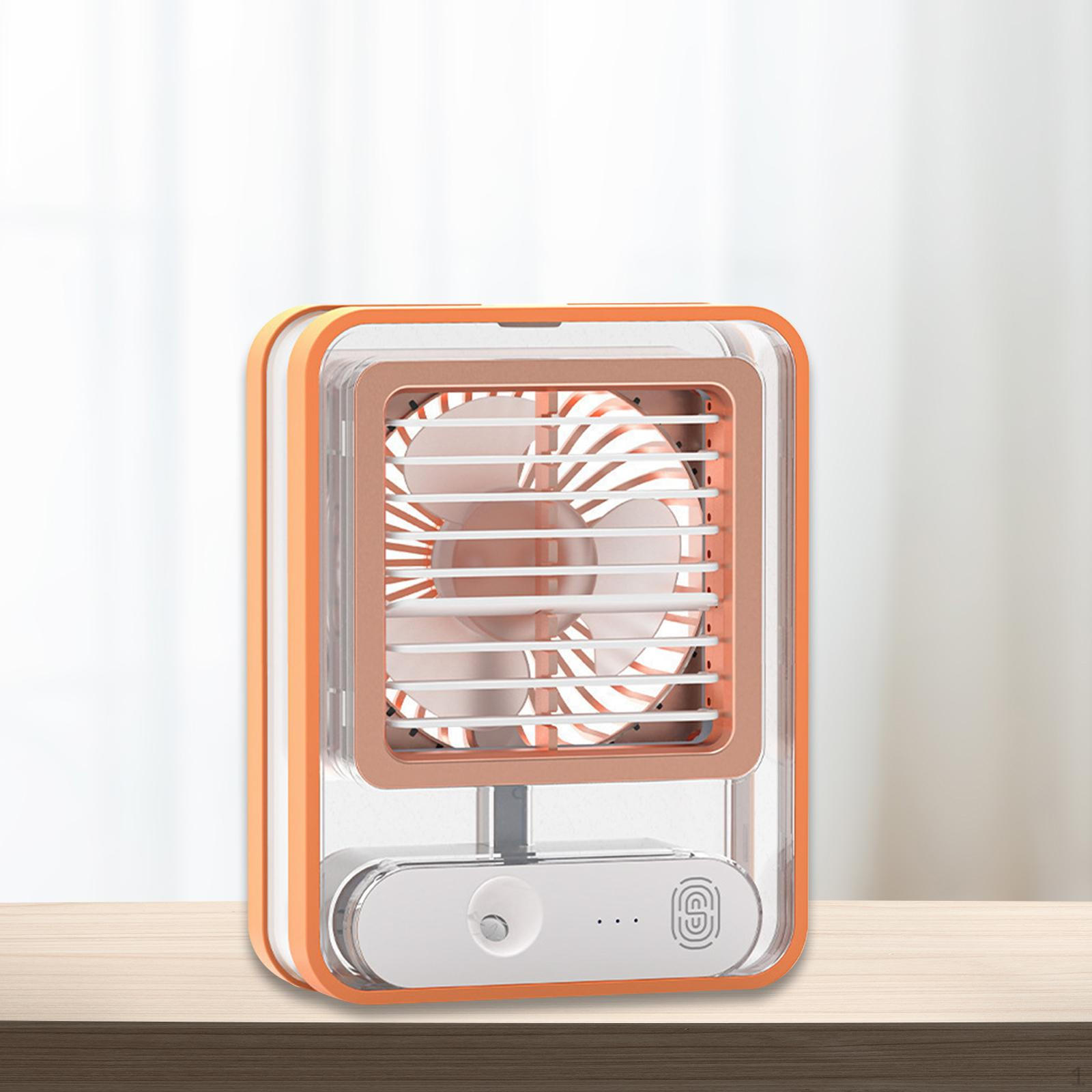 

Охлаждающий вентилятор, водяной туман, 3 скорости, ветер и ночная подсветка, персональный вентилятор для тумана