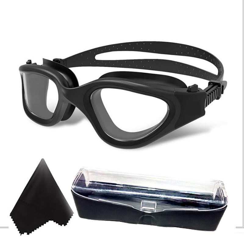 High-Definition Waterproof Anti-Fog Swimming Goggles - Unisex Casual & Professional Style