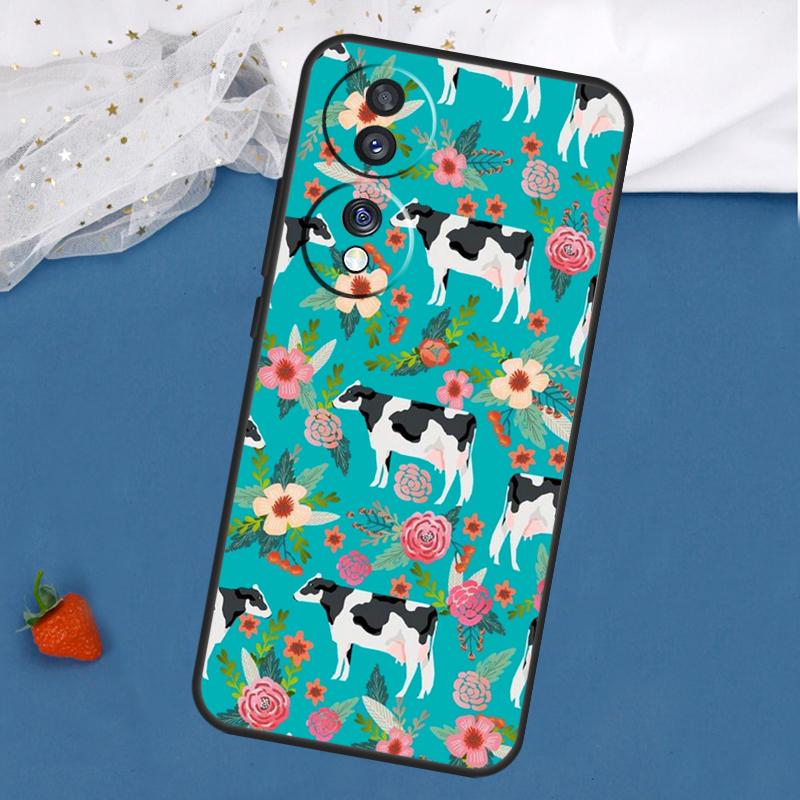 Cute Highland Cow Case For Honor Magic 8 7 5 6 Pro 200 400 50 70 90 Lite Win RT X8c X8b X9a X9b X9c X9d Cover