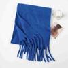 Versatile mohair solid color scarf women's winter thickening simple warmth enlarged shawl scarf