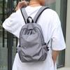 Einfarbiger Rucksack für Damen und Herren, wasserdichte Schultasche aus Oxford-Stoff, leichter Rucksack mit verstellbaren Trägern für Arbeit, Reisen und Outdoor