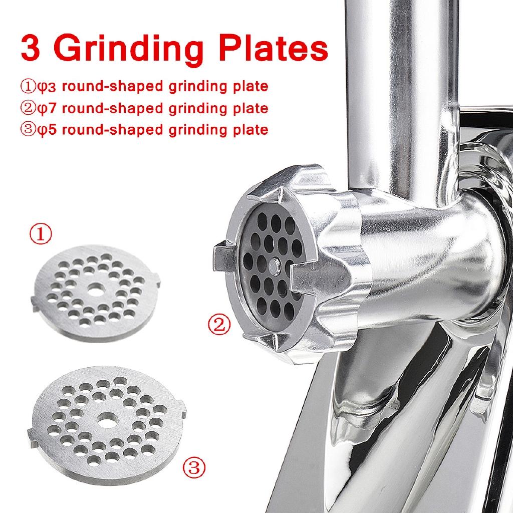 220V-240V 2800W 15x34x33cm Multifunction Electric Meat Grinder Sausage Machine Mincer Kitchen Tool Three Grinding Plates