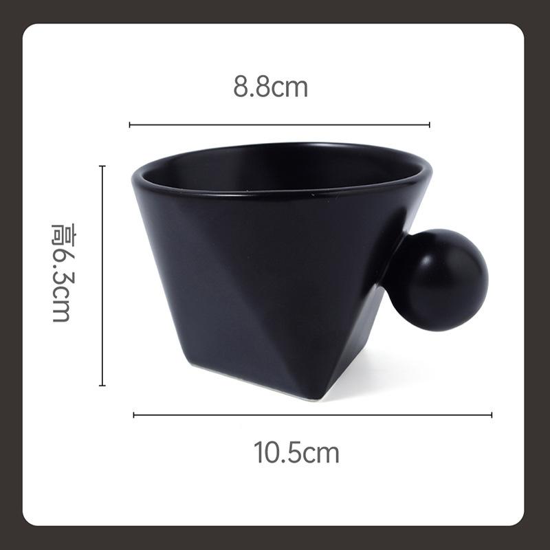 

Stylish Ceramic Mug Ins Aesthetic Coffee Cup for Couples Office Use 190ml