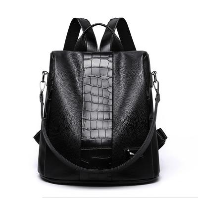 Damenrucksack im neuen Stil, große Kapazität, Handtasche, multifunktionaler Anti-Diebstahl-Rucksack für Studenten, Umhängetasche