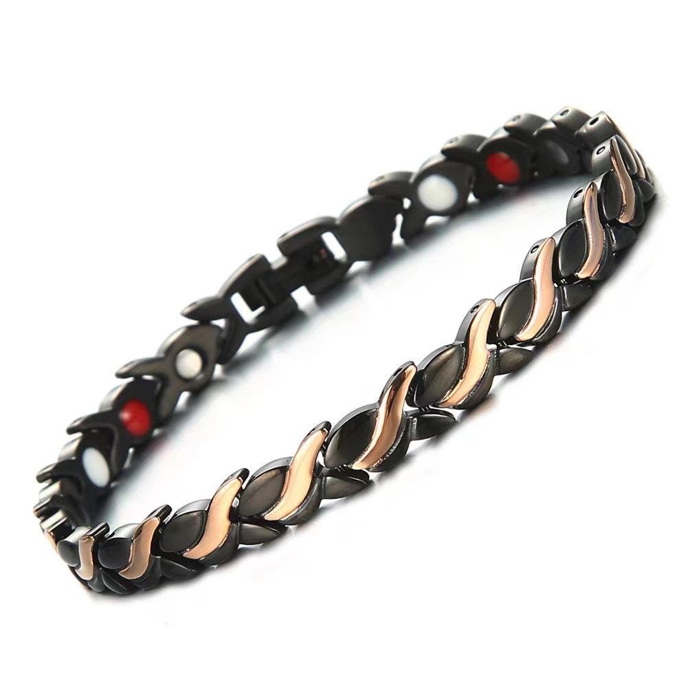 European & American Fashion Detachable Magnetic Therapy Bracelet for Men & Women - Wheat Ear Design