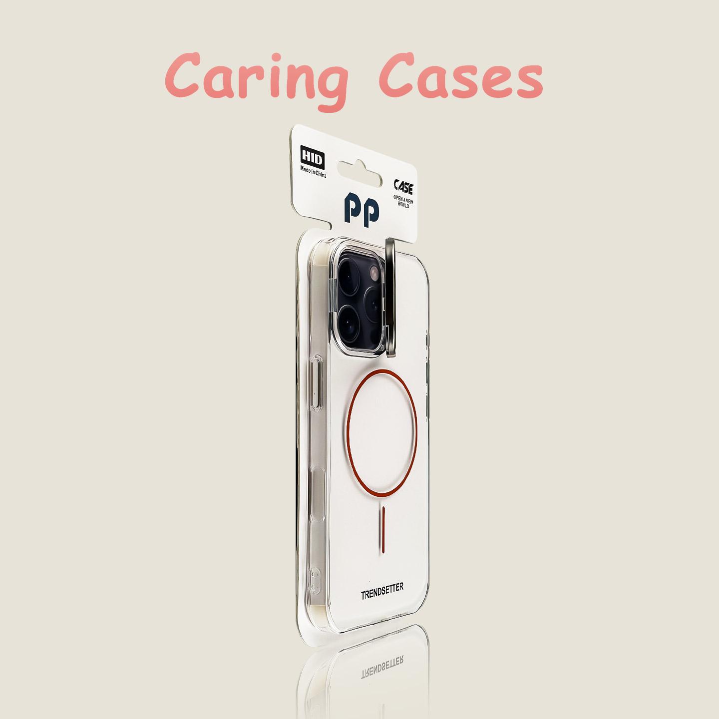 

For iPhone 17 Pro Max Case Transparent Gold Magnetic Ring Stand Hidden Gold Frame Shockproof Acrylic with iPhone 16 15 14 iPhone 15 Pro