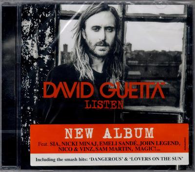 CD DAVID GUETTA - LISTEN  0825646209842 Parlophone 2014 Japan Dance & Electronica Gebraucht