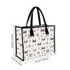 Christmas Sleigh Print Tote Bag Casual Large Capacity Reusable Handbag for Daily Shopping