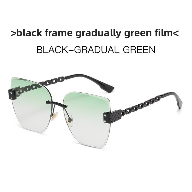 Fashion Square Frame Sunglasses With Uv400 Protection For Summer Outdoor Travel