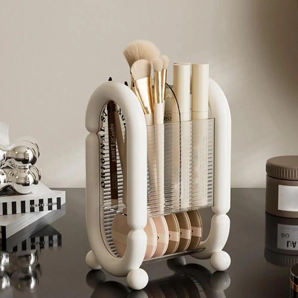 

Цилиндр для хранения кистей для макияжа Interlayer, роскошный органайзер для кистей, настольный ящик для хранения, настольный