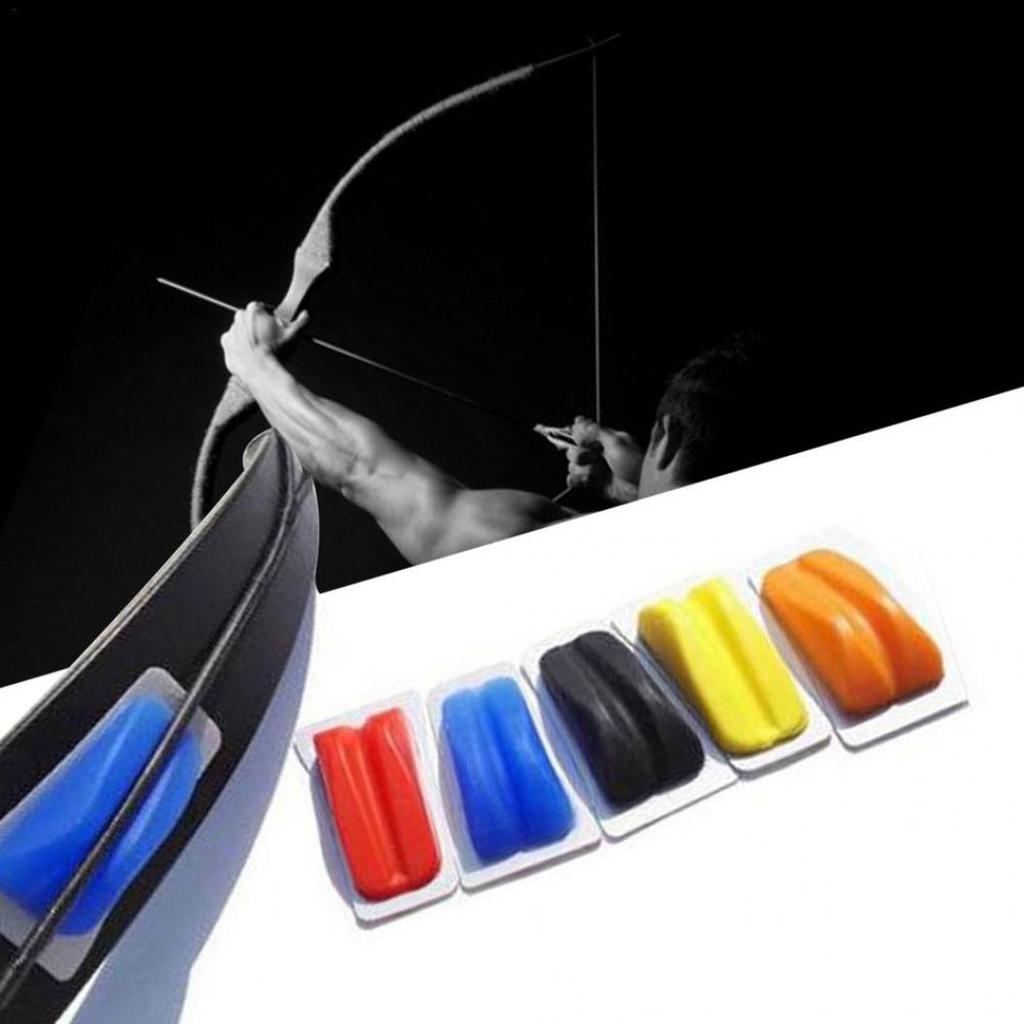 2Pcs Archery String Silencer Shock Absorber Recurve Bow Stabilizer