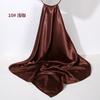 110cm Grandi Sciarpe Stola Colore Unico Avvolgenti Hijab per Donna Bandana in Raso di Seta Fazzoletti da Testa Quadrati Sciarpa da Collo per Signore
