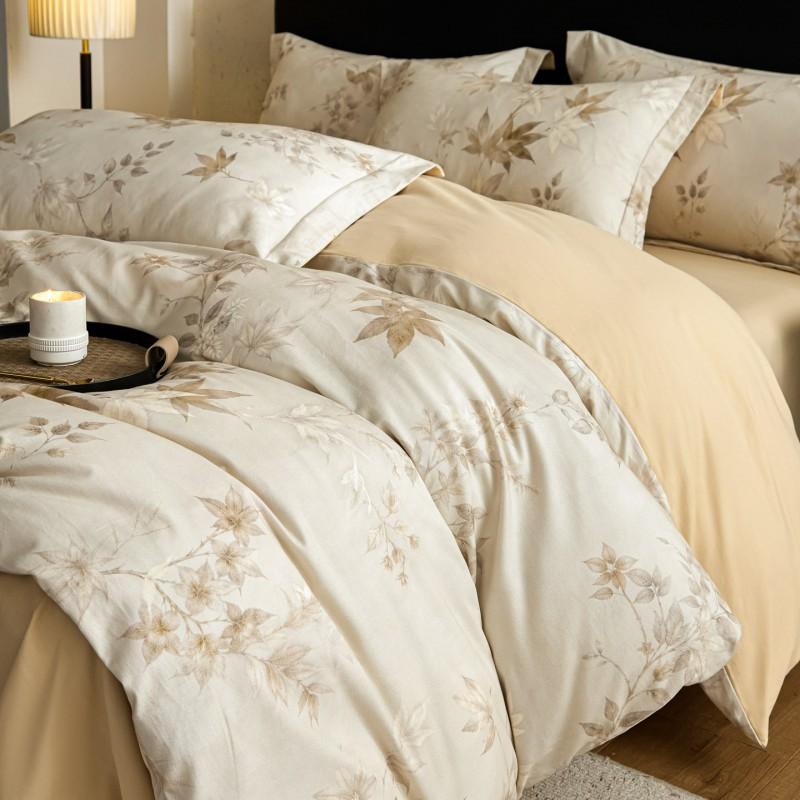 100% Cotton Flannel Bedding Set Soft Breathable All Season Luxury Home Bedroom Linens