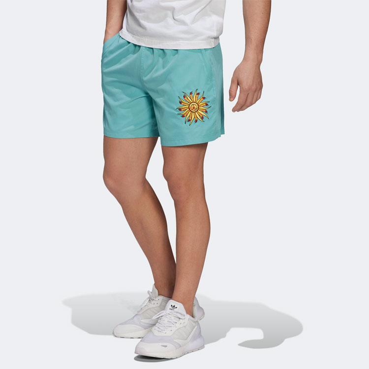 adidas X Sean Wotherspoon X Hot Wheels Shorts Blue/Mint Men Streetwear HT6583