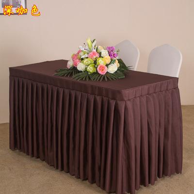 Grande Jupe Nappe Rectangulaire Couleur Unie Multicolore Grande Jupe Housse de Table Anti-poussière Antidérapante Avec plis 60x60cm