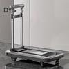 Folding Hand Truck with Wheels 110lbs Load-capacity Rustproof Corrosion Resistant Collapsible Trolly Portable Dolly Luggage Cart