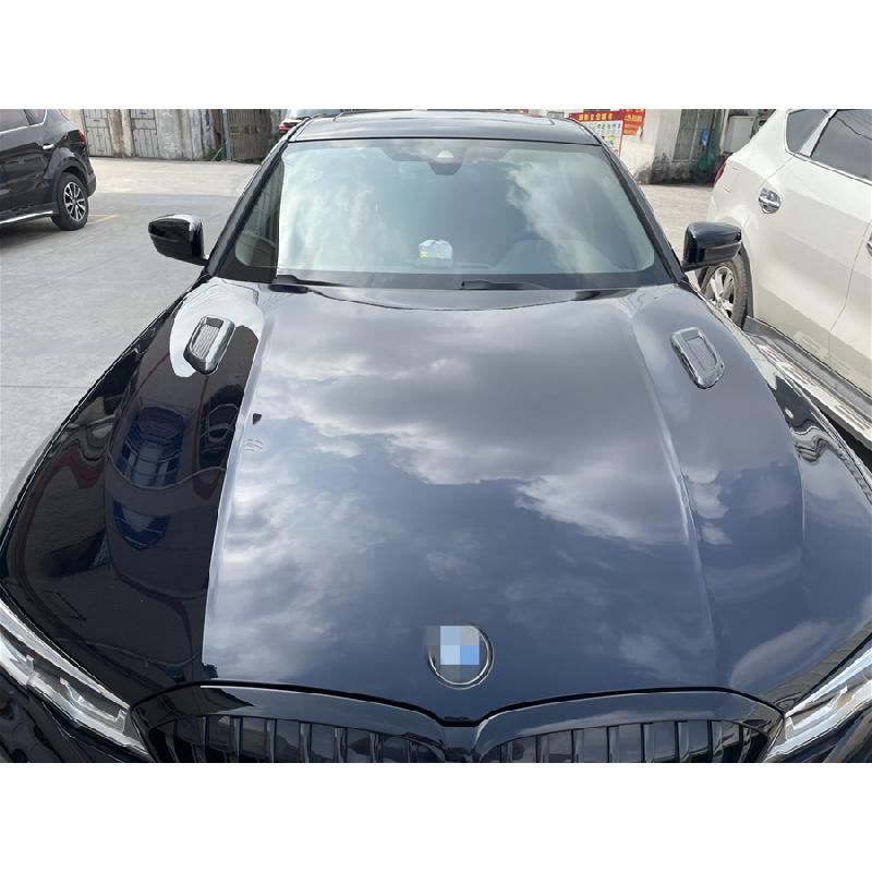 Copertura Decorativa Universale per Cofano Auto, Presa d'Aria lucida in ABS, Presa d'Aria per Cofano