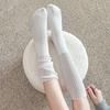 5 Pairs Socks Women's Spring and Autumn Cotton Thin Long Socks College Style Jk Stacked Socks Personality Trend White Boneless Calf Socks