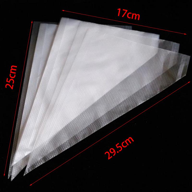 100Pcs Kunststoff Einweg Creme Gebäck Icing Piping Decor Taschen Backen Werkzeuge