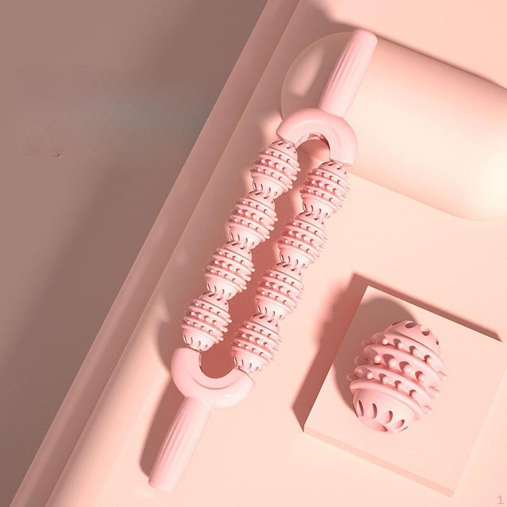 Massage Roller Stick Equipment 41cm Long Training Yoga Column Muscle Massager Tools for Neck Sports