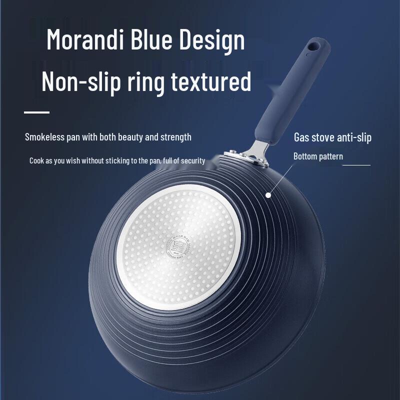 COOKER KING SL30CG 30cm Deep Blue Non-stick Wok