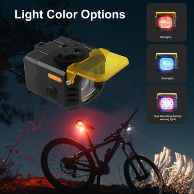 Ensemble de lumières de vélo rechargeables Phare-Feu arrière de vélo Combinations Phare avant de vélo et Feu arrière