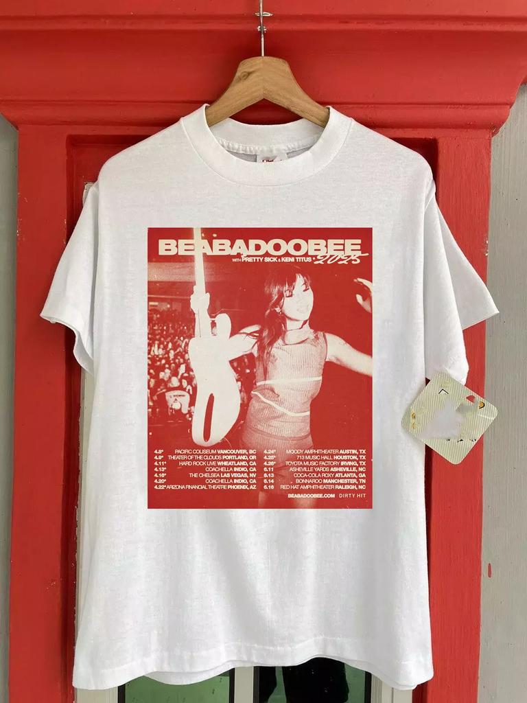 Beabadoobee North American Headlines Tour T Shirt Full Casual Comfort Summer Preferred Cotton