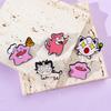5 Pcs Fashion Jigglypuff Brooch Cute Ditto Meowth Enamel Pins Backpack Clothing Jewelry Metal Badge Accessories Gift