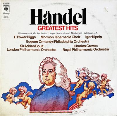 LP Record HNDEL E.POWER BIGGS MORMON TABER  Greatest Hits S30009 CBS Harmony 1972 Netherland Classical Used