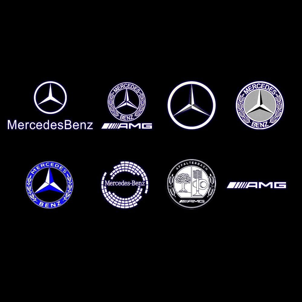 Hot Car Sticker 4pcs LED HD Car Door Welcome Lights for Mercedes Benz C260 C300 W204 2010-2014 C Class C200 W204 2008-2011 C280