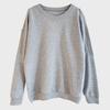 2023 Off-Shoulder Loose Fit Korean Style Women's Round Neck Zipper Sweatshirt for Fall/Winter