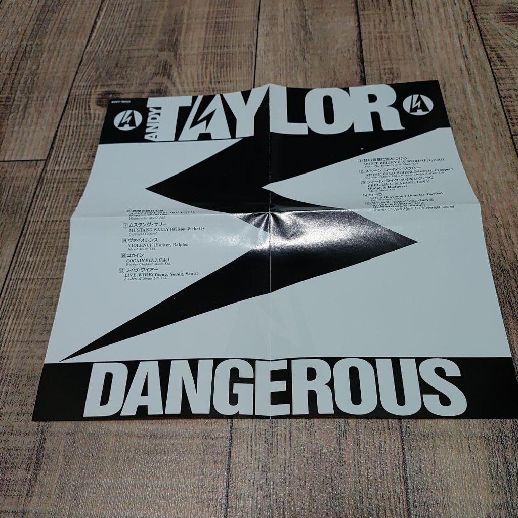 [USED] ANDY TAYLOR DANGEROUS