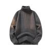 Autumn Men Turtleneck Sweater Winter Men Fleece Pullovers Rollneck Knitted Sweater Men Lazy Style Knitted Jumper Slim Fit Casual Sweater
