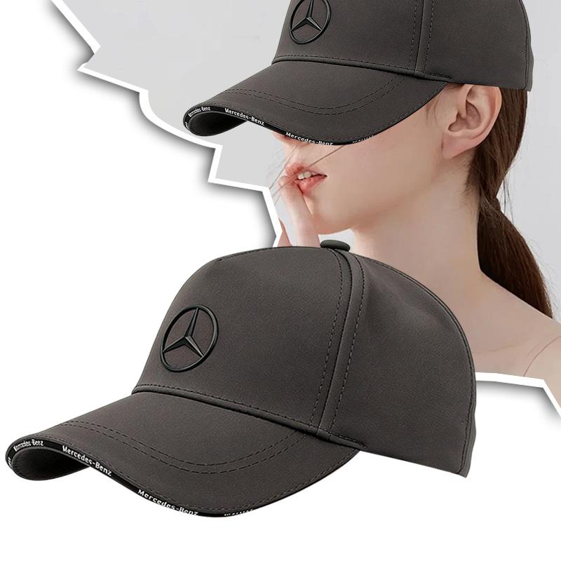 For Mercedes Benz Car Emblem Embroidery Baseball Cap Spring And Autumn Outdoor Adjustable Auto Logo Casual Hats Sunscreen Hat QQ2