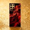 Flame Atmosphere Simplicity High-end Electroplating Glass PhoneCase for Samsung Galaxy S26 S25 S24 S23 S22 S21 FE Ultra Plus